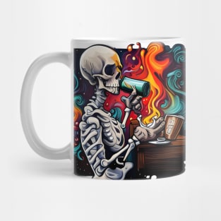 skeleton drinking Mug